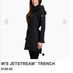 Kuhl raincoat-dark green